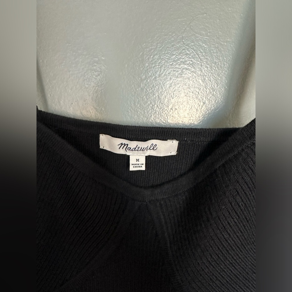 Madewell Corset-Detail Crop Sweater Tank - Picture 4 of 5